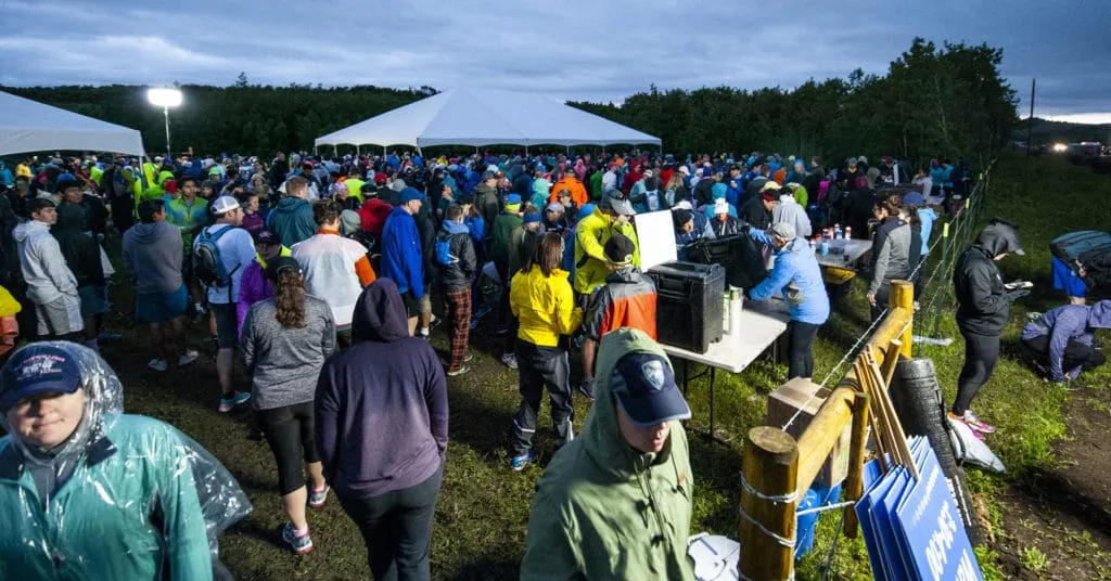 Glacier start line staging LUC3340