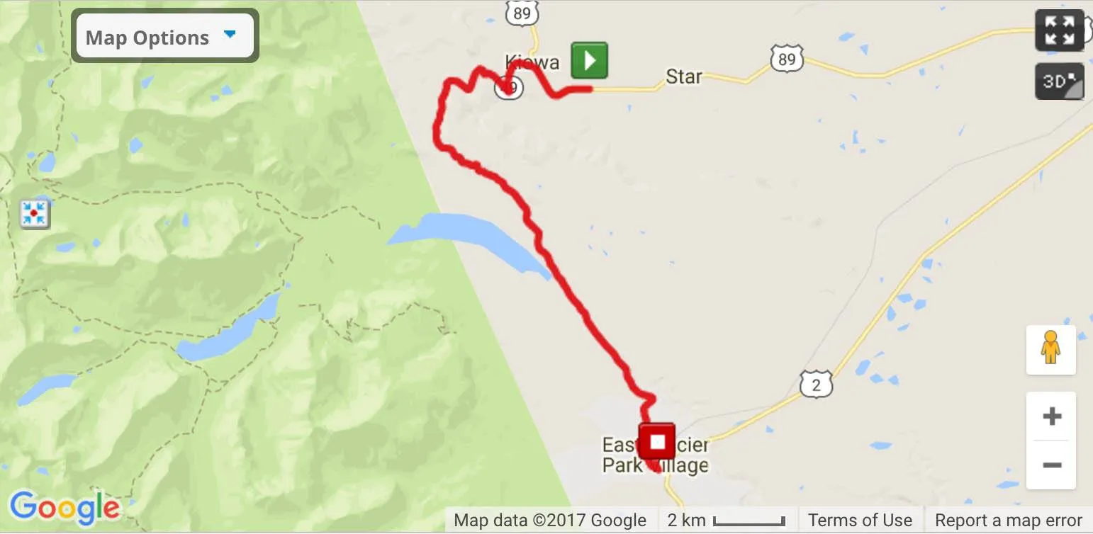 glacier course
