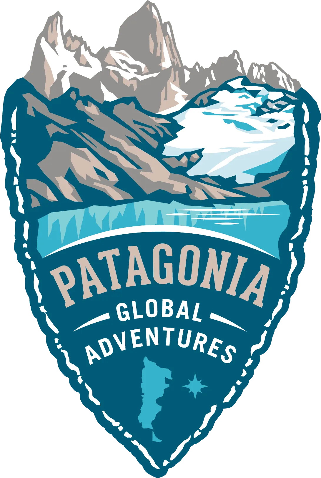 medal design for the Patagonia Global Adventure