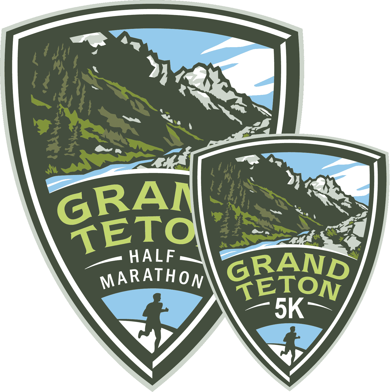 Grand Teton_Logo2023-Duo Medal designs for the Grand Teton Half Marathon and 5K