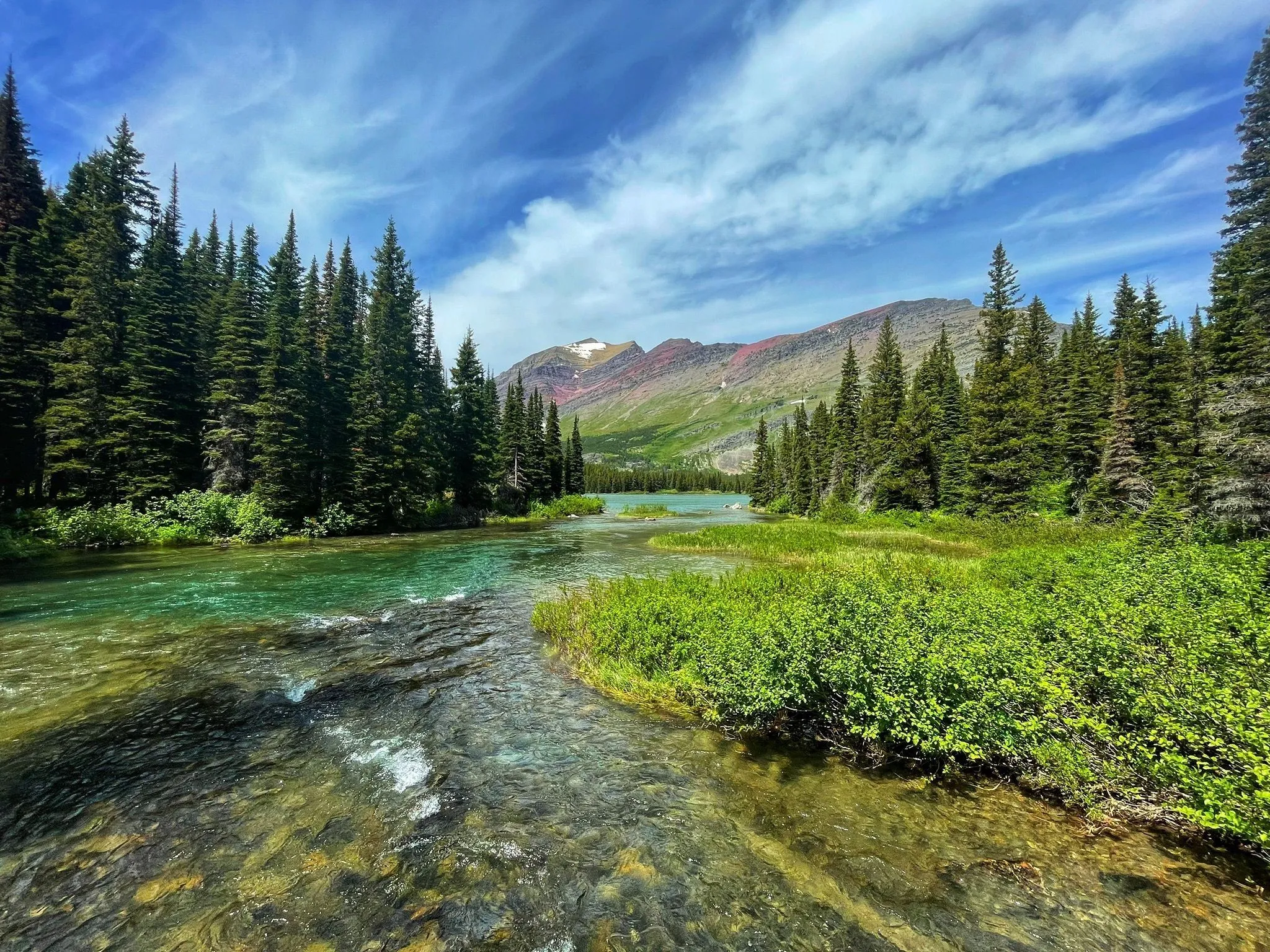 Glacier Grinnell Lake